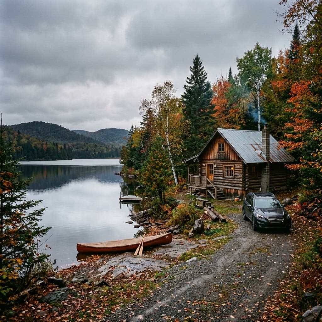 Quebec Forest background